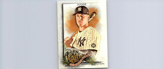 Aaron Judge baseball card from 2022 Topps Allen & Ginter trading cards collection