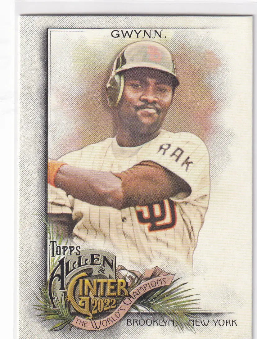 2022 TOPPS ALLEN & GINTER #138 TONY GWYNN WORLD CHAMPION- SAN DIEGO PADRES - Baseball Card Single