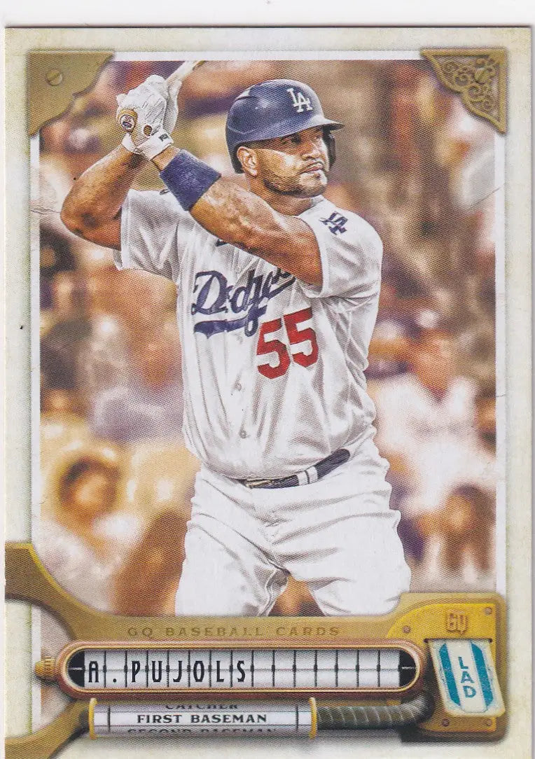 2022 TOPPS ALLEN & GINTER #275 ALBERT PUJOLS- LOS ANGELES DODGERS - Baseball Card Single