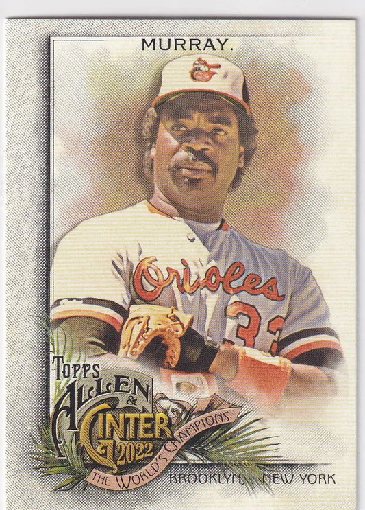 2022 TOPPS ALLEN & GINTER #44 EDDIE MURRAY WORLD CHAMPION- BALTIMORE ORIOLES - Baseball Card Single