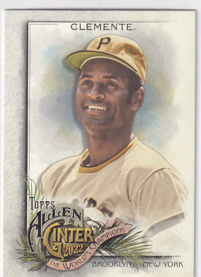 2022 TOPPS ALLEN & GINTER #54 ROBERTO CLEMENTE WORLD CHAMPION- PITTSBURGH PIRATE - Baseball Card Single