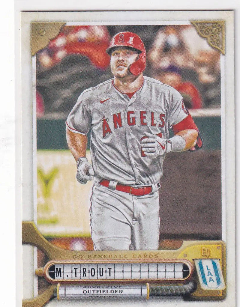2022 TOPPS ALLEN & GINTER #72 MIKE TROUT- ANGELS - Baseball Card Single
