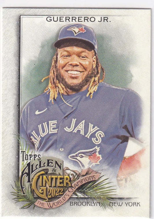 2022 TOPPS ALLEN & GINTER #97 VLADIMIR GUERRERO JR CHAMPION- TORONTO BLUE JAYS - Baseball Card Single