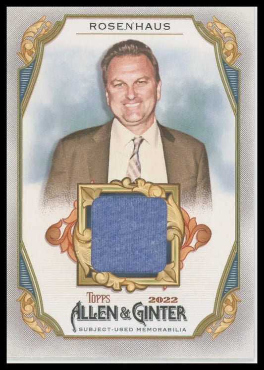 2022 Topps Allen & Ginter - Relics Drew Rosenhaus AGRB-DR Memorabilia NM - Baseball Card Single