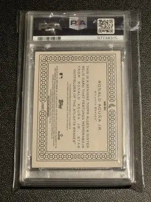 2022 Topps Allen & Ginter Ronald Acuña Jr. Full-Size Relics PSA 8 - Baseball Card Single