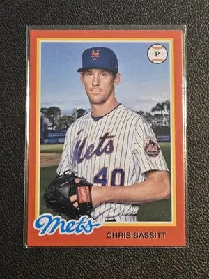 2022 Topps Archives #114 Chris Bassitt Red #/75 - Baseball Card Single
