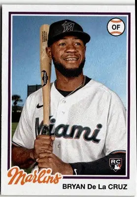 2022 Topps Archives #138 Bryan De La Cruz - Baseball Card Single