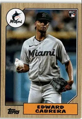 2022 Topps Archives #228 Edward Cabrera - Baseball Card Single