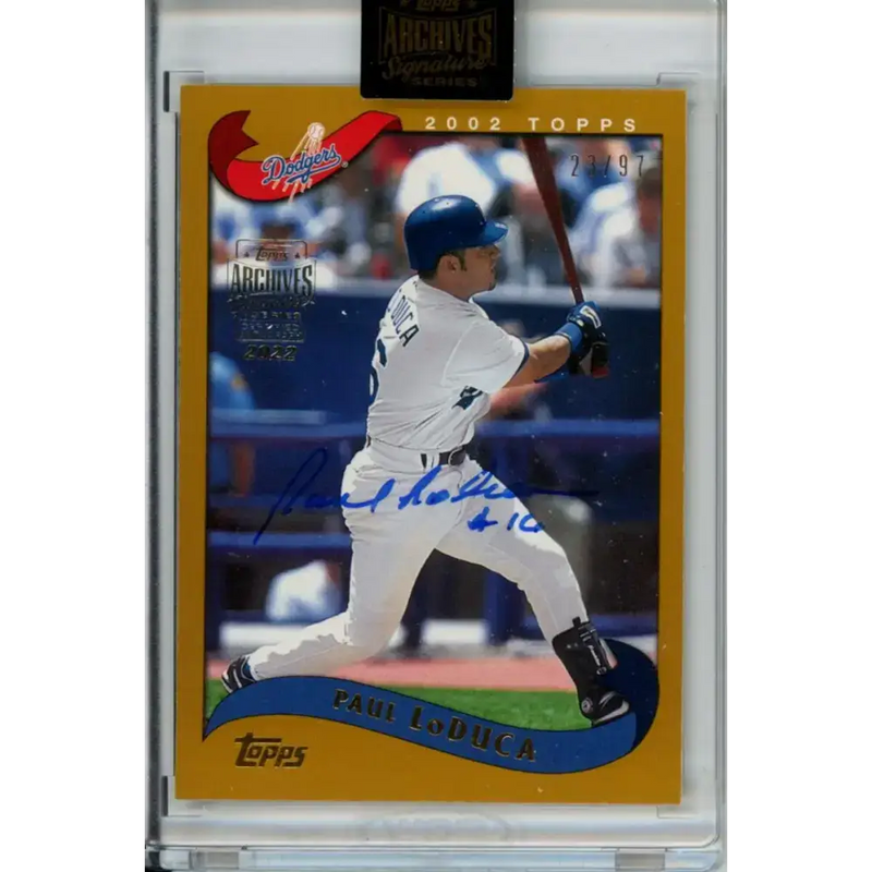 2022 Topps Archives Signatures #255 Paul LoDuca NM-MT Auto 23/97 Los Angeles Dodgers Baseball Card - Baseball Card