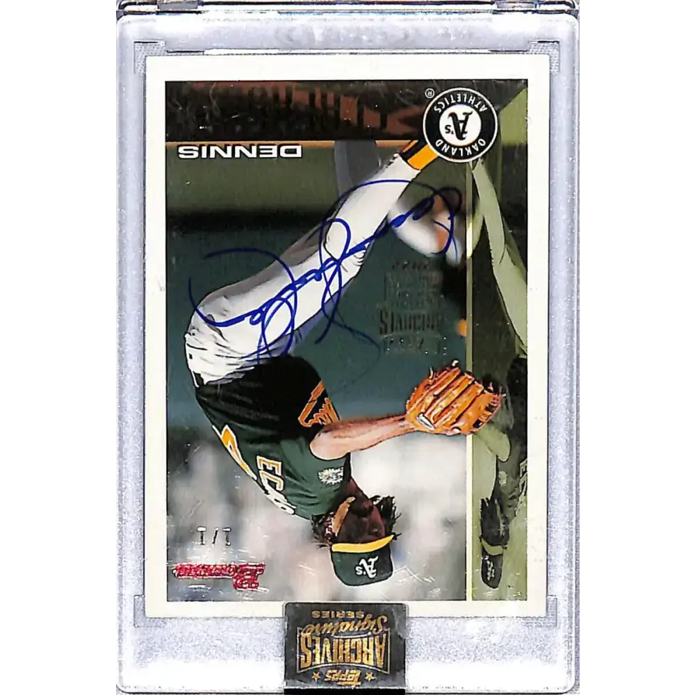 2022 Topps Archives Signatures #426 Dennis Eckersley NM-MT Auto 1/1 Oakland Athletics - Baseball Card Single