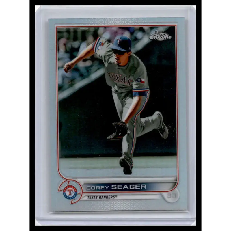 2022 Topps Chrome #101 Corey Seager NM-MT Texas Rangers Baseball Card - Baseball Card Single