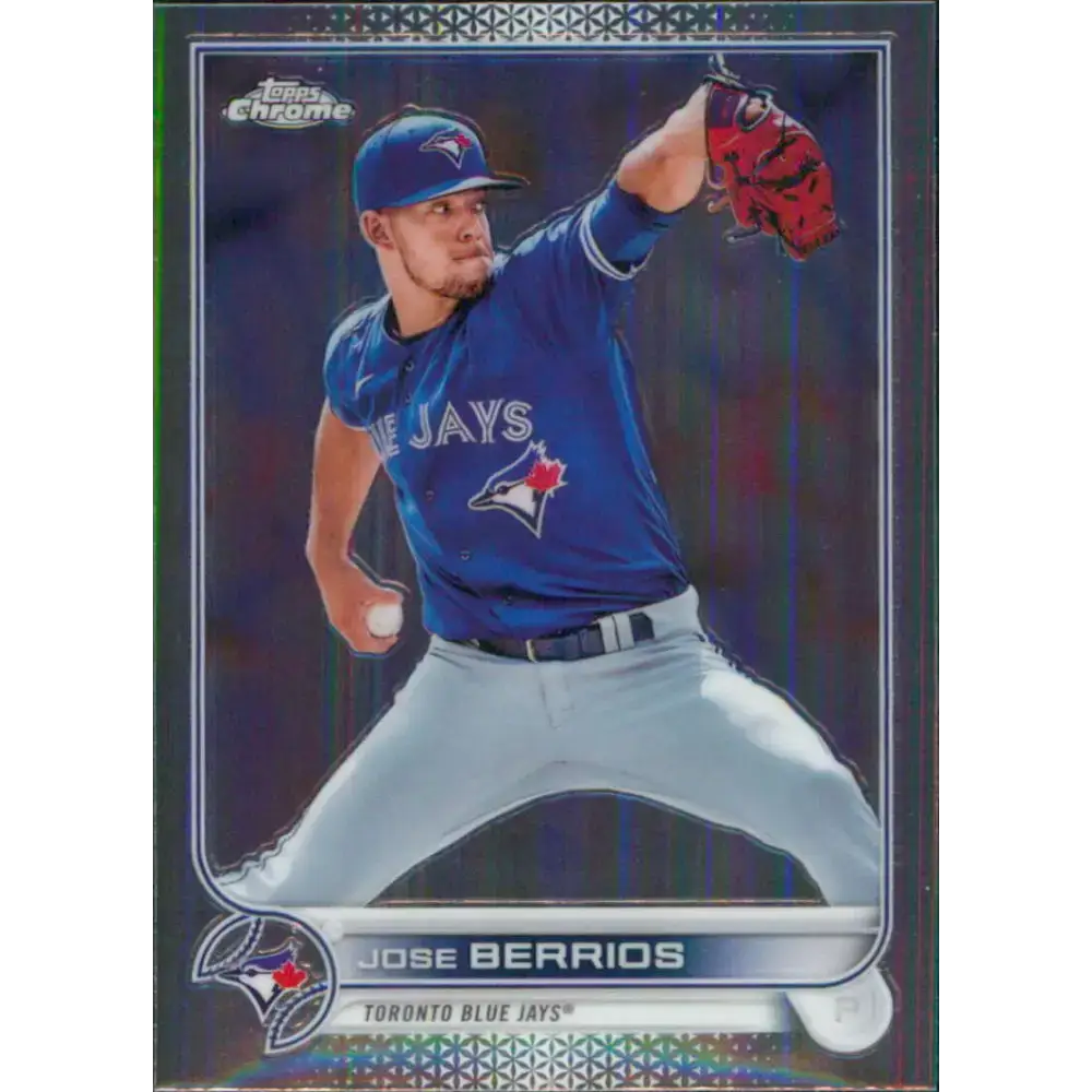 2022 Topps Chrome #104 Jose Berrios NM-MT Toronto Blue Jays Baseball Card - Baseball Card Single