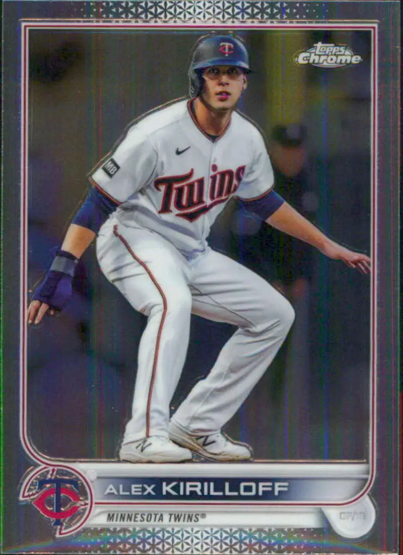 2022 Topps Chrome #105 Alex Kirilloff NM-MT Minnesota Twins Baseball Card - Baseball Card Single