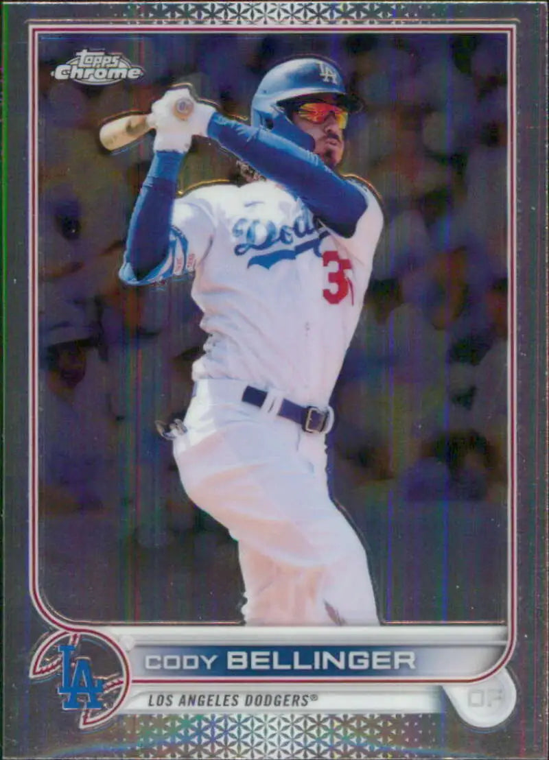 2022 Topps Chrome #106 Cody Bellinger NM-MT Los Angeles Dodgers Baseball Card - Baseball Card Single