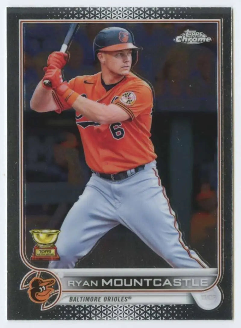 2022 Topps Chrome #109 Ryan Mountcastle NM-MT Baltimore Orioles Baseball Card - Baseball Card Single