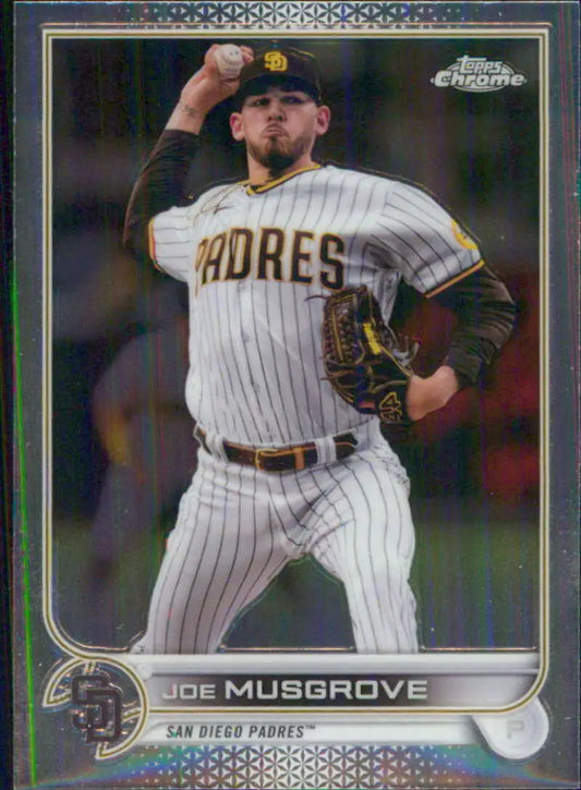 2022 Topps Chrome #11 Joe Musgrove NM-MT San Diego Padres Baseball Card - Baseball Card Single