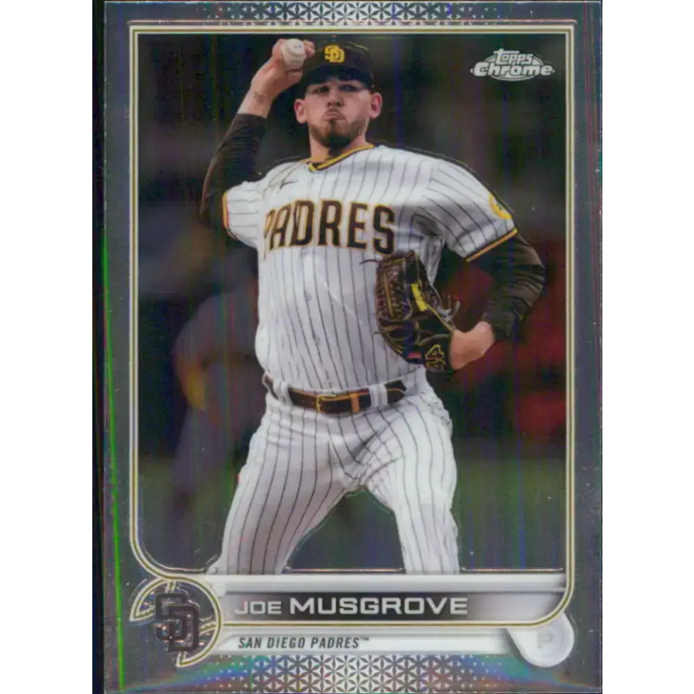 2022 Topps Chrome #11 Joe Musgrove NM-MT San Diego Padres Baseball Card - Baseball Card Single