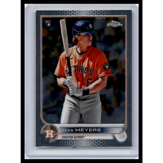 2022 Topps Chrome #114 Jake Meyers NM-MT Houston Astros Baseball Card - Baseball Card Single
