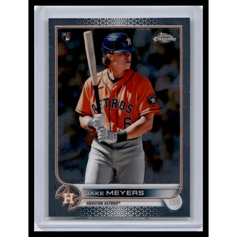2022 Topps Chrome #114 Jake Meyers NM-MT Houston Astros Baseball Card - Baseball Card Single