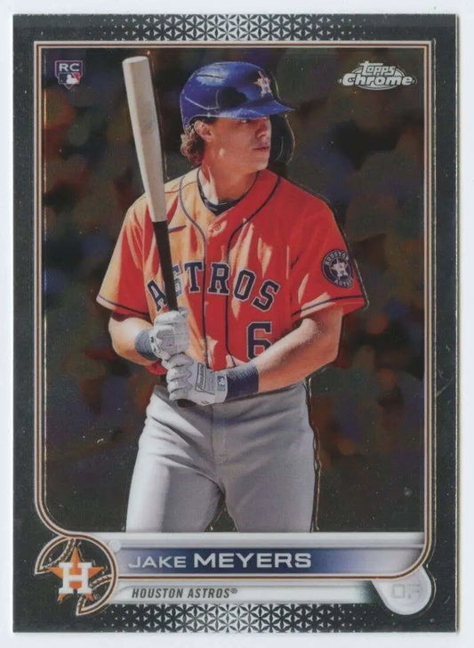 2022 Topps Chrome #114 Jake Meyers NM-MT RC Rookie Houston Astros Baseball Card - Baseball Card Single