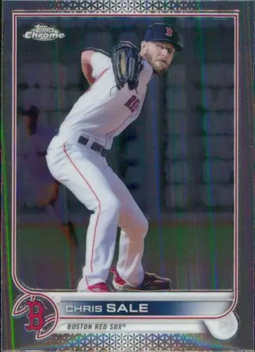 2022 Topps Chrome #118 Chris Sale NM-MT Red Sox ID:51592 - Baseball Card Single