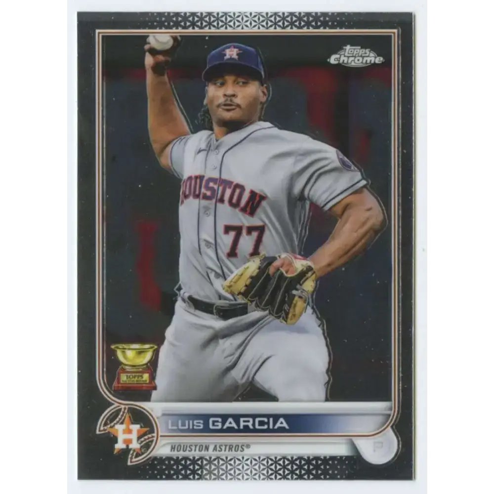 2022 Topps Chrome #12 Luis Garcia NM-MT Houston Astros Baseball Card - Baseball Card Single