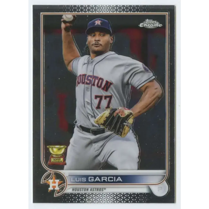 2022 Topps Chrome #12 Luis Garcia NM-MT Houston Astros Baseball Card - Baseball Card Single