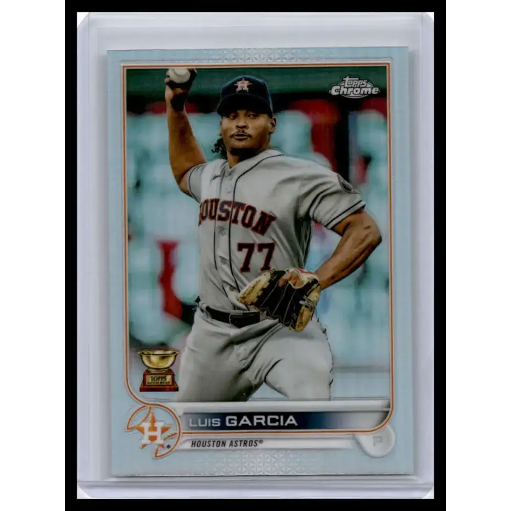 2022 Topps Chrome #12 Luis Garcia NM-MT Houston Astros Baseball Card - Baseball Card Single
