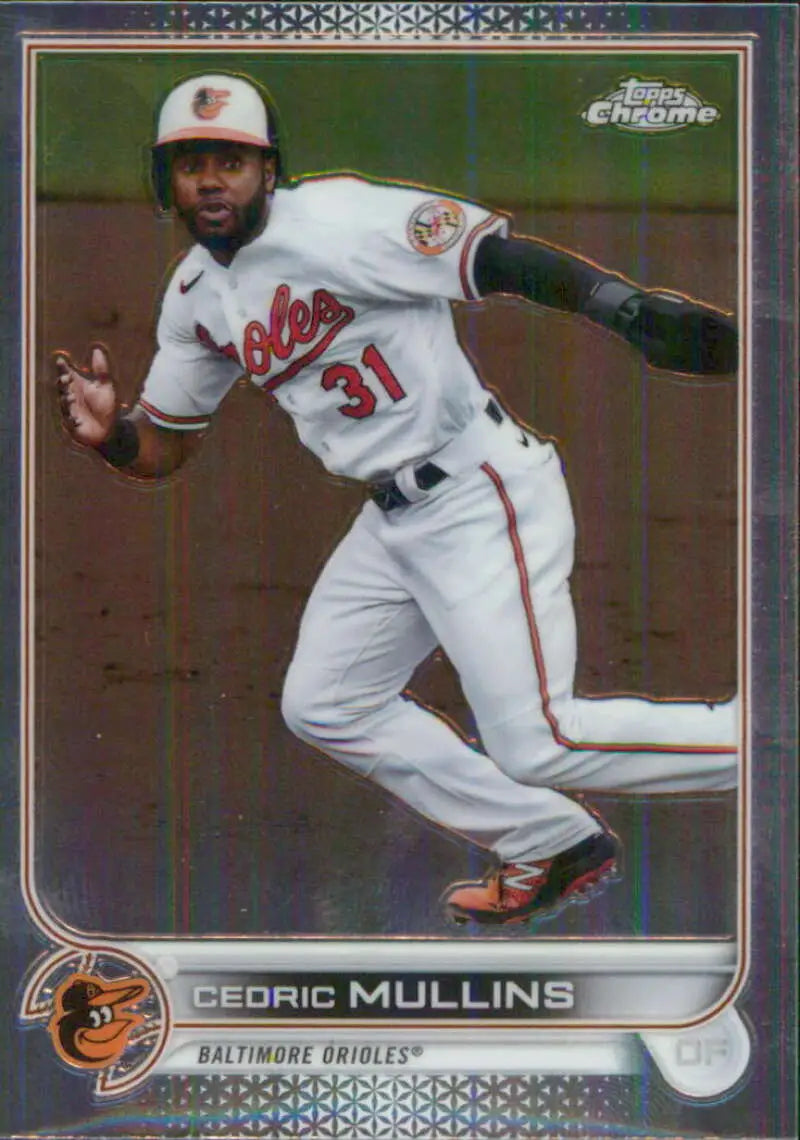 2022 Topps Chrome #120 Cedric Mullins NM-MT Baltimore Orioles Baseball Card - Baseball Card Single