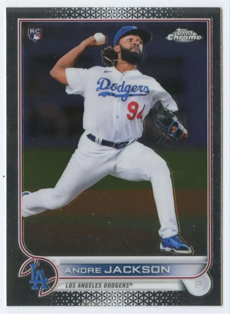 2022 Topps Chrome #121 Andre Jackson NM-MT RC Rookie Los Angeles Dodgers Baseball Card - Baseball Card Single