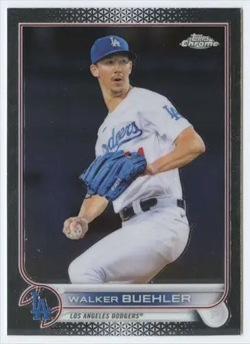 2022 Topps Chrome #123 Walker Buehler NM-MT Dodgers ID:51599 - Baseball Card Single