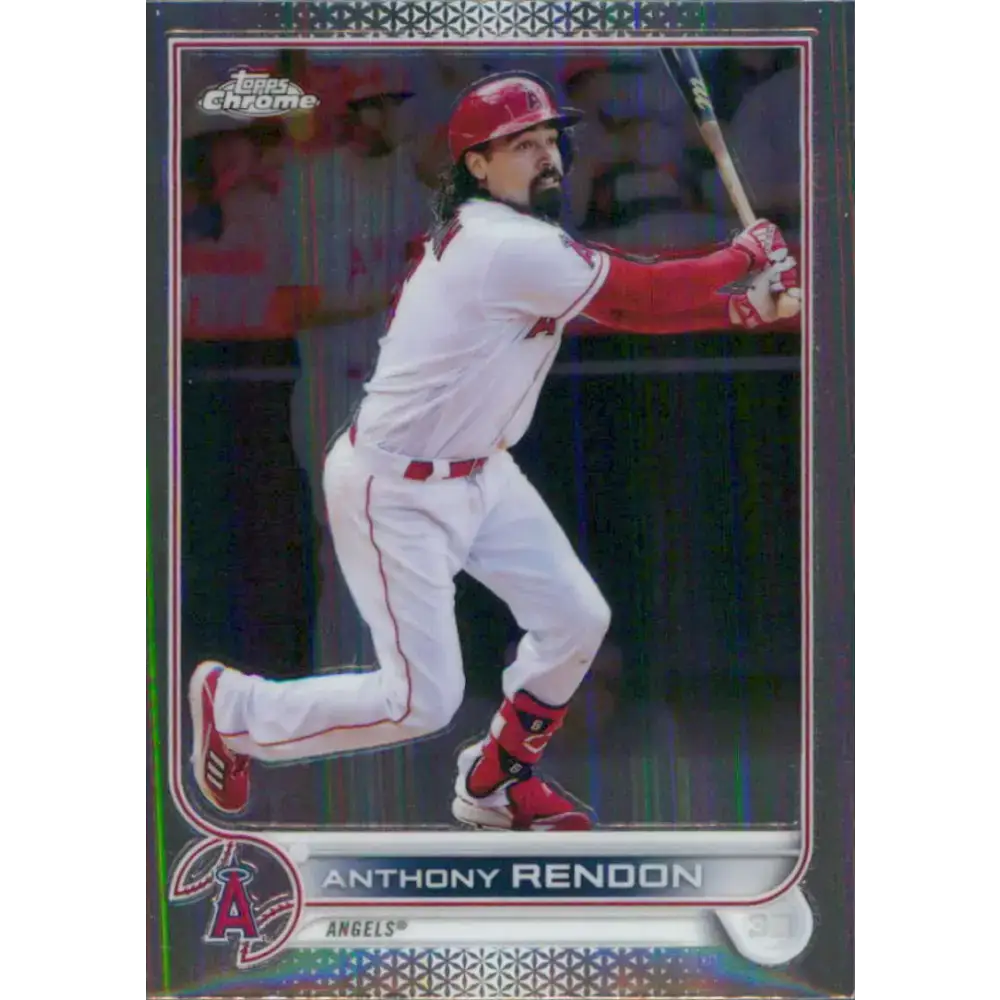2022 Topps Chrome #126 Anthony Rendon NM-MT Los Angeles Angels Baseball Card - Baseball Card Single