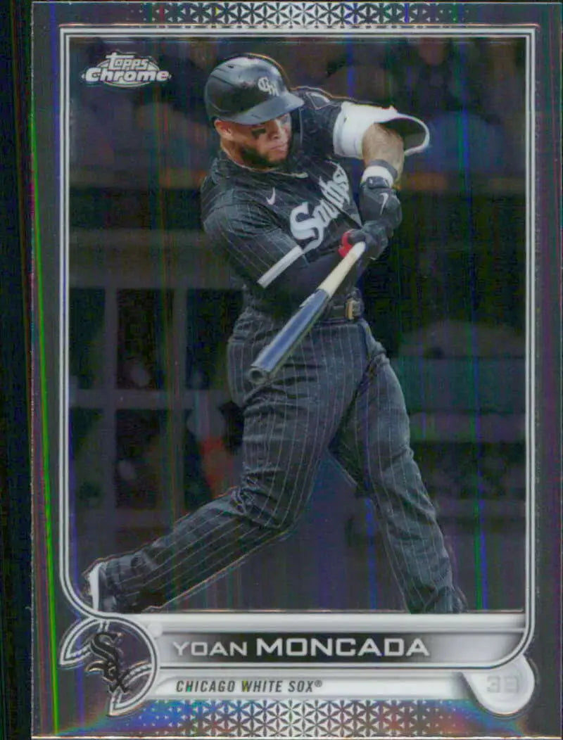 2022 Topps Chrome #127 Yoan Moncada NM-MT Chicago White Sox Baseball Card