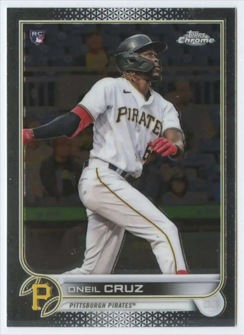 2022 Topps Chrome #128 Oneil Cruz NM-MT RC Rookie Pittsburgh Pirates Baseball Card - Baseball Card Single