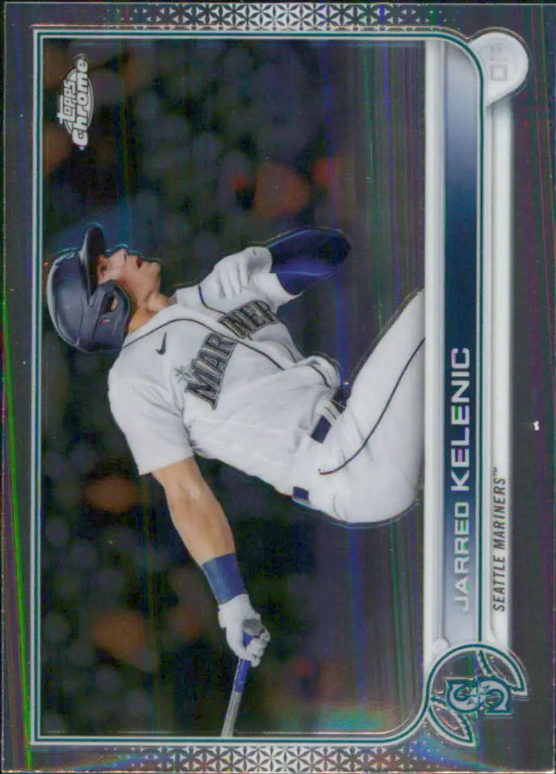 2022 Topps Chrome #135 Jarred Kelenic NM-MT Seattle Mariners Baseball Card - Baseball Card Single