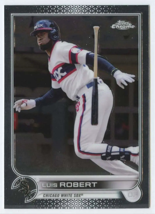 2022 Topps Chrome #137 Luis Robert NM-MT Chicago White Sox Baseball Card - Baseball Card Single