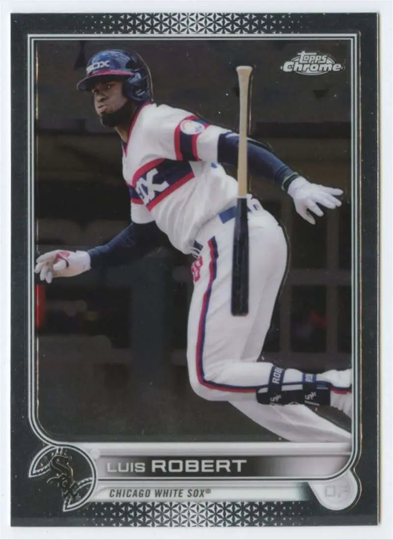 2022 Topps Chrome #137 Luis Robert NM-MT Chicago White Sox Baseball Card - Baseball Card Single