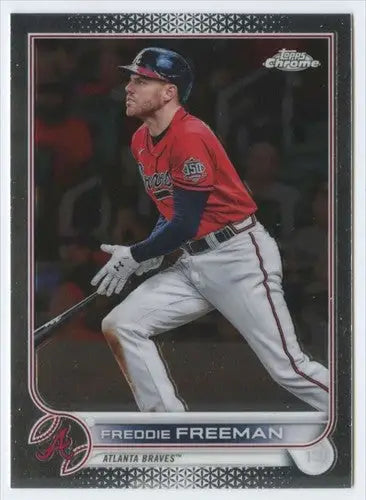 2022 Topps Chrome #14 Freddie Freeman NM-MT Braves ID:47756 - Baseball Card Single