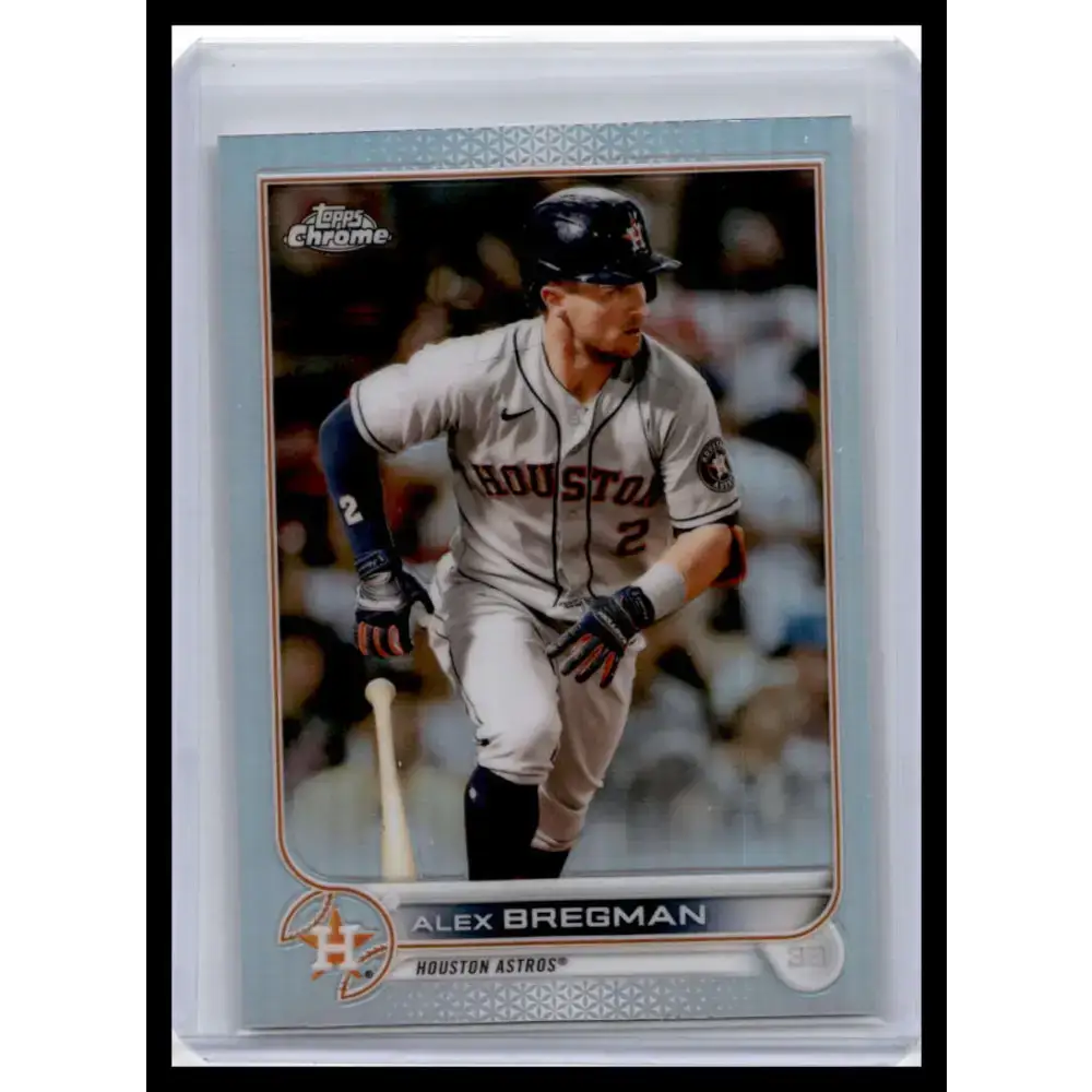 2022 Topps Chrome #141 Alex Bregman NM-MT Houston Astros Baseball Card - Baseball Card Single