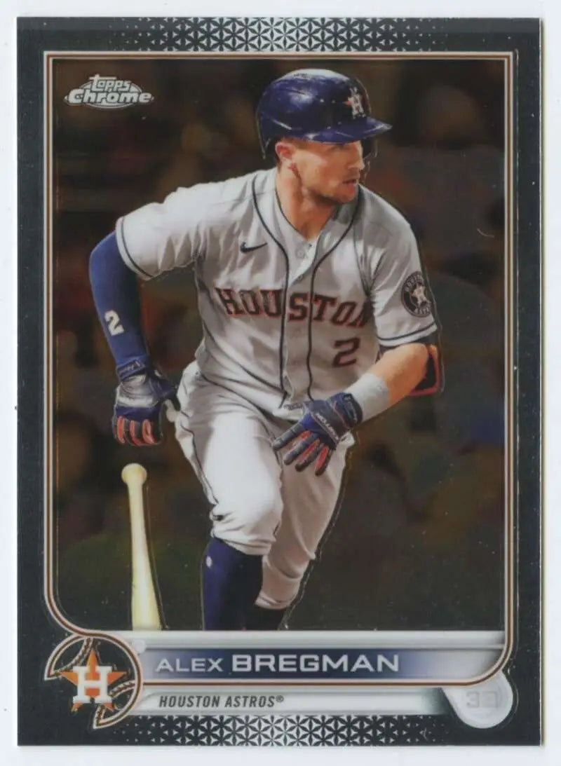 2022 Topps Chrome #141 Alex Bregman NM-MT Houston Astros Baseball Card - Baseball Card Single