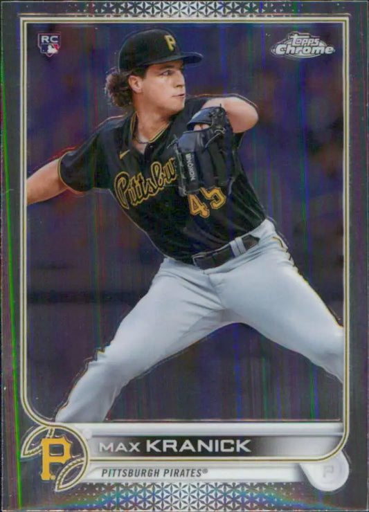 2022 Topps Chrome #144 Max Kranick NM-MT RC Rookie Pittsburgh Pirates Baseball Card - Baseball Card Single