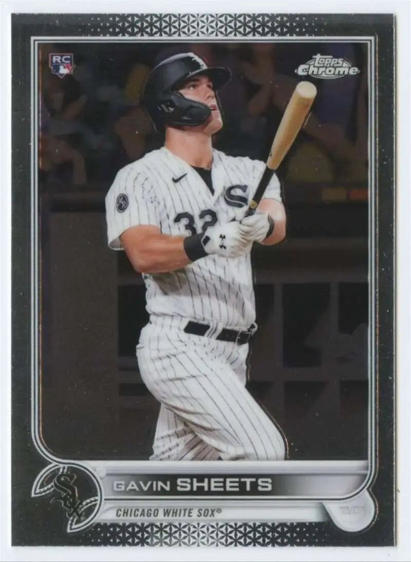 2022 Topps Chrome #146 Gavin Sheets NM-MT RC Rookie Chicago White Sox Baseball Card - Baseball Card Single