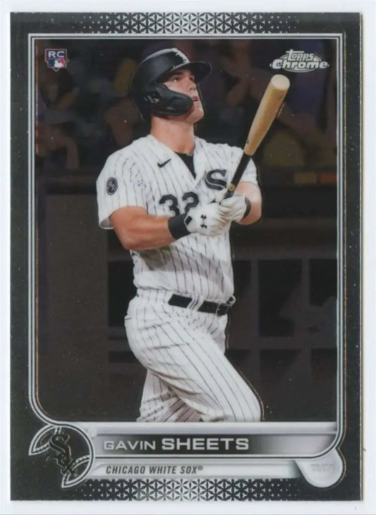 2022 Topps Chrome #146 Gavin Sheets NM-MT RC Rookie Chicago White Sox Baseball Card - Baseball Card Single