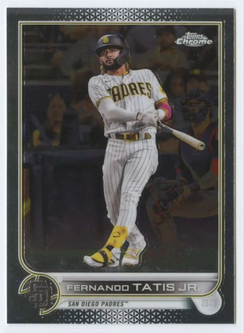 2022 Topps Chrome #150 Fernando Tatis Jr. NM-MT San Diego Padres Baseball Card - Baseball Card Single