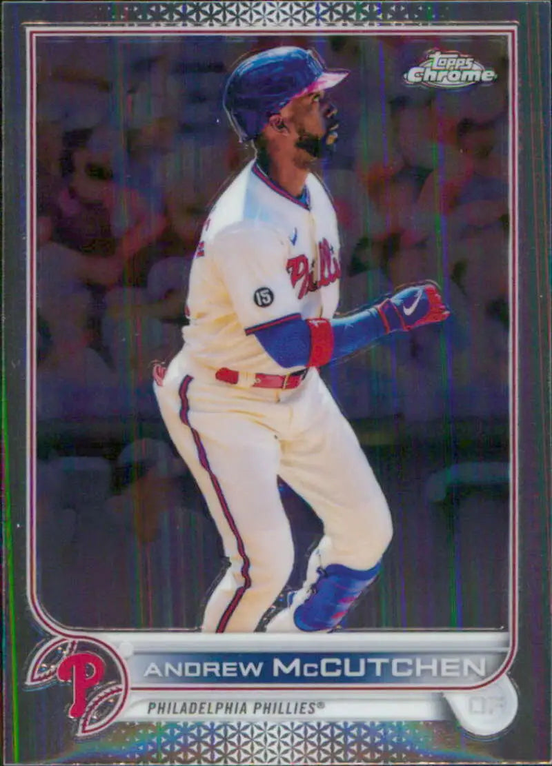 2022 Topps Chrome #153 Andrew McCutchen NM-MT Philadelphia Phillies Baseball Card - Baseball Card Single