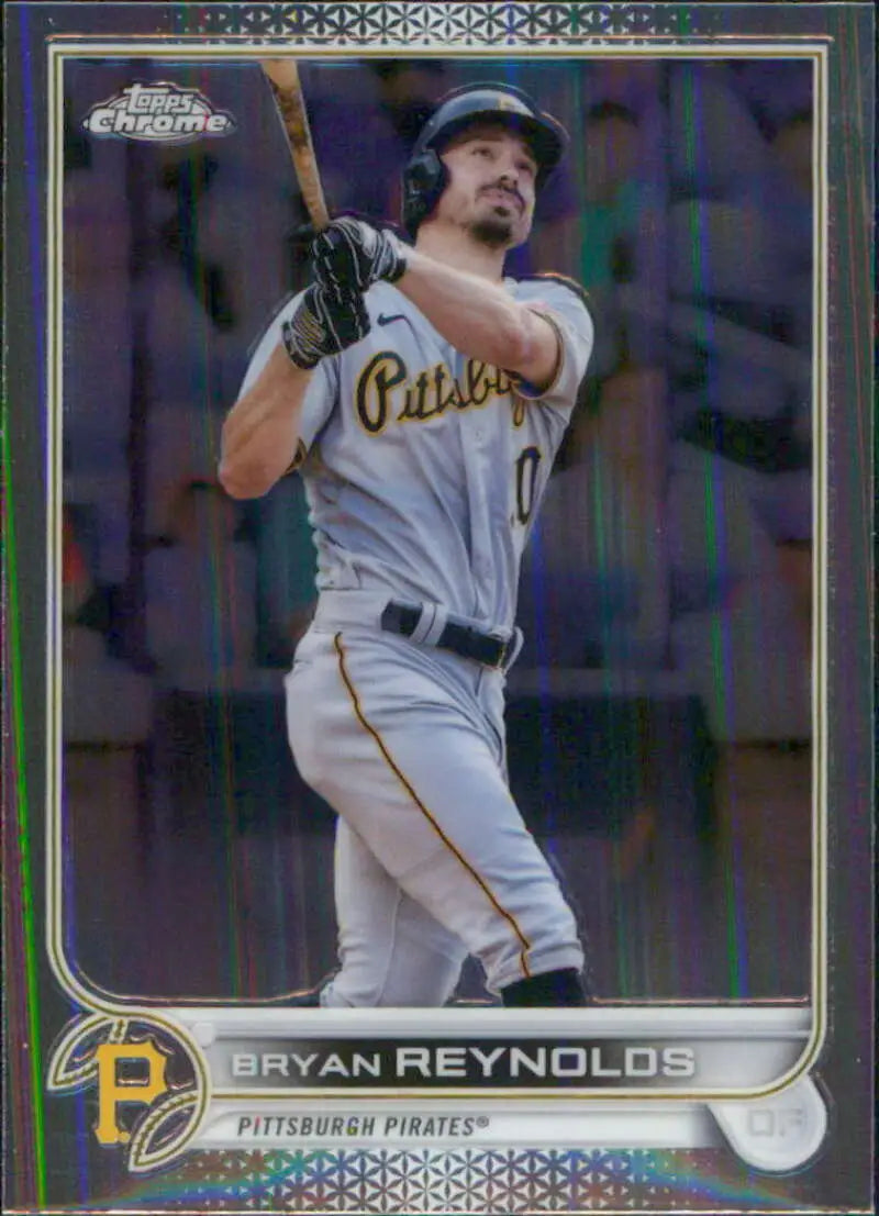 2022 Topps Chrome #155 Bryan Reynolds NM-MT Pittsburgh Pirates Baseball Card - Baseball Card Single