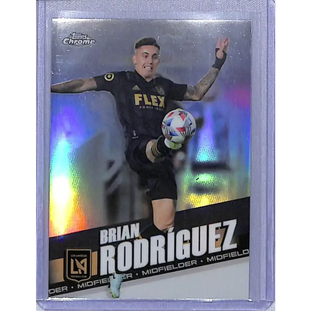 2022 Topps Chrome #156 Brian Rodriguez NM-MT LAFC - Soccer Card Single