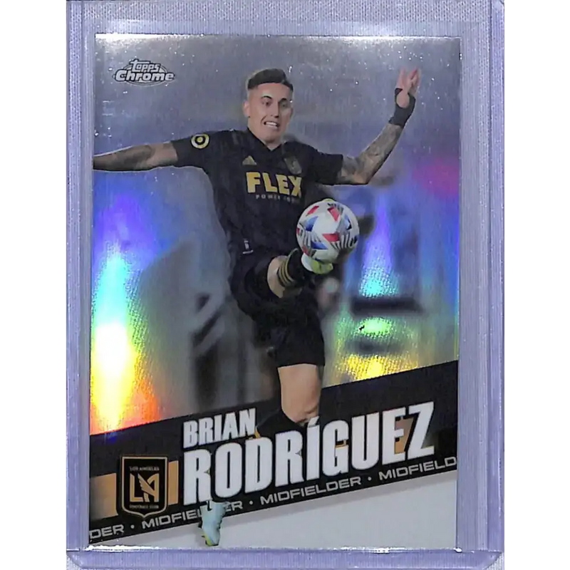 2022 Topps Chrome #156 Brian Rodriguez NM-MT LAFC - Soccer Card Single
