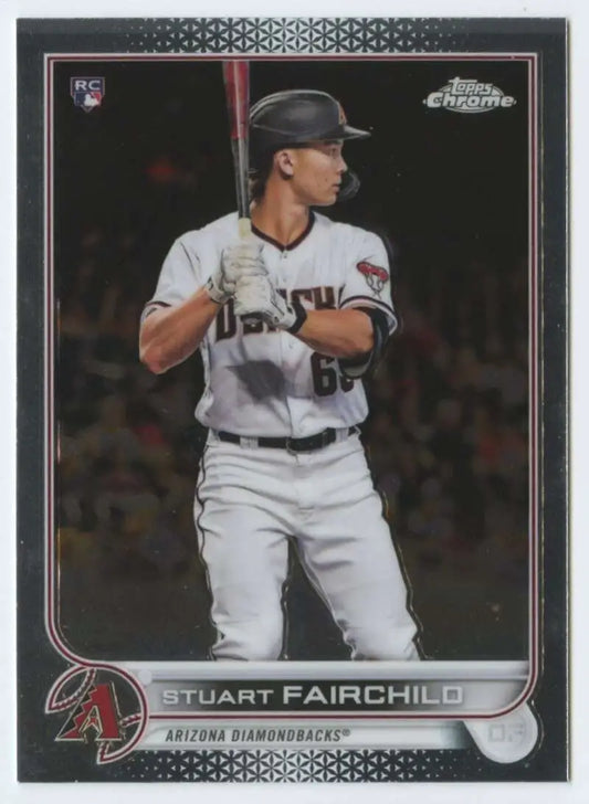 2022 Topps Chrome #156 Stuart Fairchild NM-MT RC Rookie Arizona Diamondbacks Baseball Card - Baseball Card Single