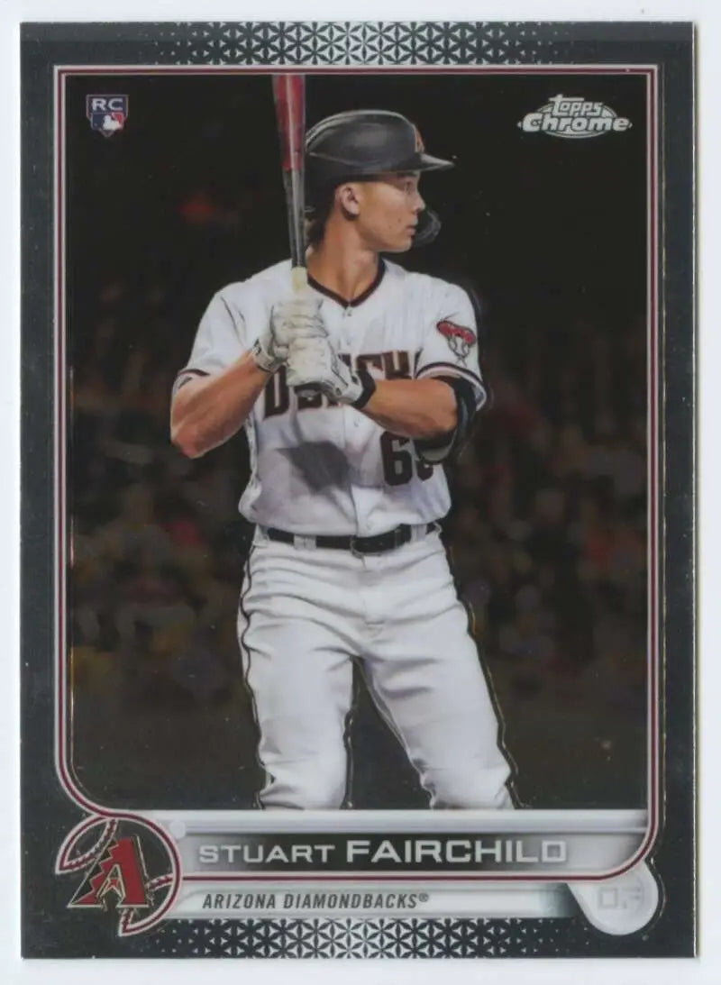 2022 Topps Chrome #156 Stuart Fairchild NM-MT RC Rookie Arizona Diamondbacks Baseball Card - Baseball Card Single